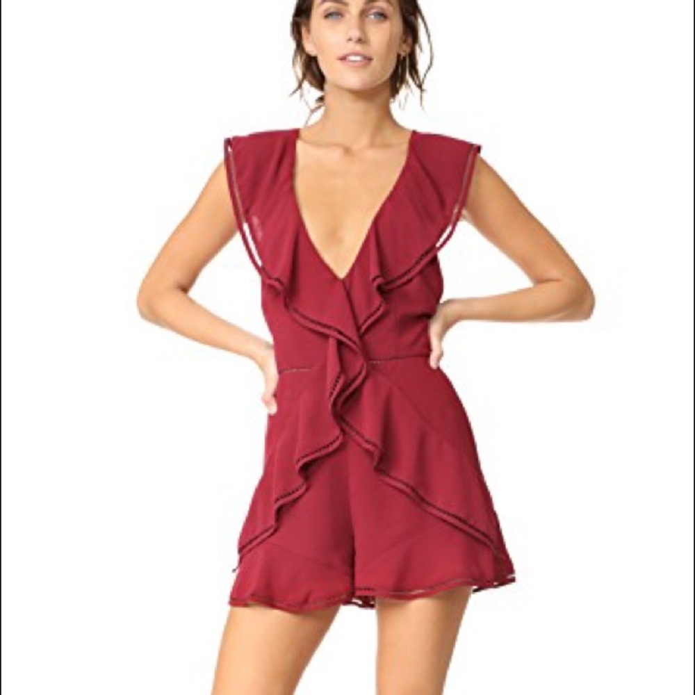 Maroon Keepsake romper